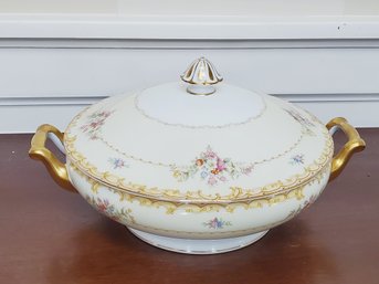 Vintage NORITAKE 592 China Belvoir Covered Round Casserole Dish