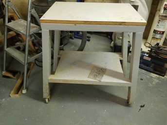 Small Rolling Table Tool Table