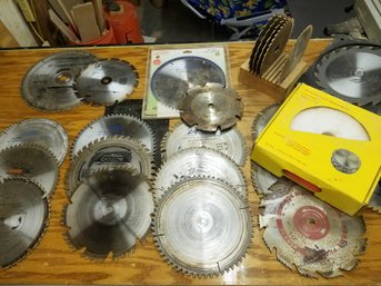 Saw Blades 10 In 9 In 71/4 Lot