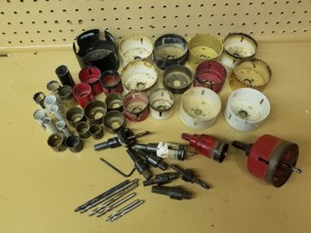 Hole Saw Drill Bit Lot