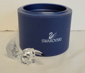 Swarovski Austria Crystal Anteater Figurine With Original Box & Packaging   (FF)