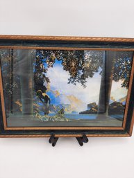 Original Antique 1923 MAXFIELD PARRISH 'Daybreak' Print In Original Frame