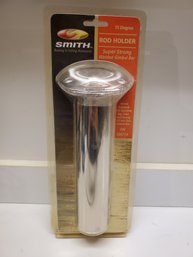 New Smith Boating & Fishing Accessories Stainless Steel 15 Degree Fishing Rod Holder