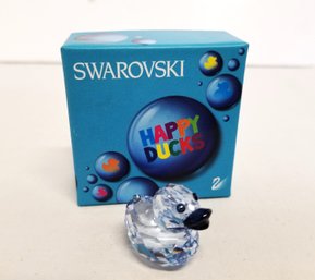 Swarovski Small Crystal Happy Ducks Blue Cheerful Zoe Figurine With Original Box & Packaging (UU)