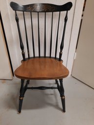 Vintage Stenciled Hitchcock Spindle-back Side Chair- NO SHIPPING