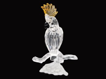 Swarovski Crystal Cockatoo Figurine 26135 In Original Box   #10