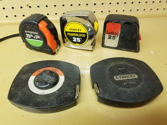 Tape Measures Stanley Lufkin Etc Lot