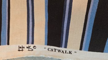 Lulu DK 'Catwalk' Broad Stripe Bolt Fabric Remnant