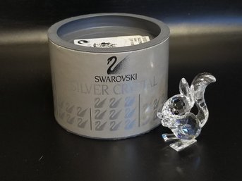 SWAROVSKI Austrian Crystal Squirrel Figurine With Box (lot 53)