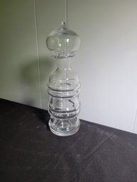 Clear Glass / Crystal Ashtray (wi Lid) / Cut Glass Collection.