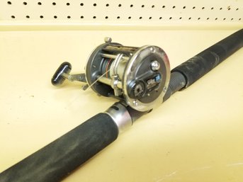 Daiwa Sealine 27H Level Wind Fishing Reel With Shakespeare Ugly Stik 6'6' Pole Rod