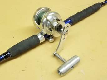 Accurate Boss Magnum 870N Fishing Reel With Okuma CJ-C-601MH Cedros Speed Jig Rod Pole