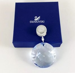 Swarovski SCS 2009 Crystal Ornament Window Suncatcher Water Blue In Box   (lot 61)