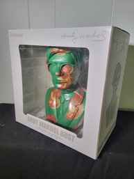 Kidrobot Andy Warhol Bust #2. The Dollar $.  NEW IN BOX. NIB