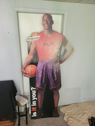 Life Size Michael Jordan Cardboard Prop