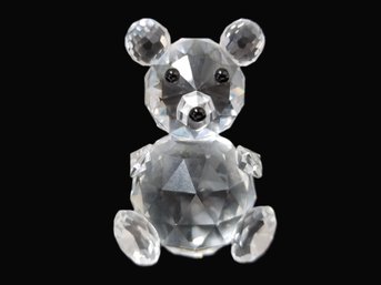 Swarovski Crystal Bear Figurine 7637 In Original Box  #14