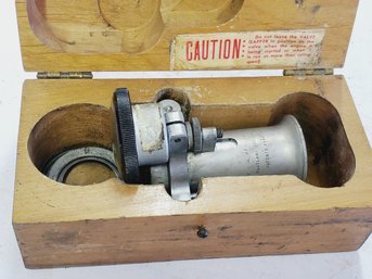 Vintage P&G Valve Gapper Gauge Model 121 Series 2 In Original Wood Box