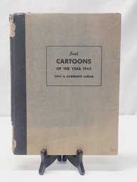 Vintage Hard Cover Book - Best Cartoons Of The Year 1943 By Lawrence Lariar