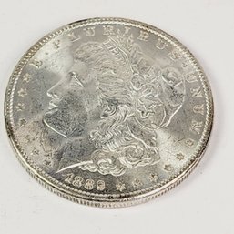 Super Uncirculated 1889 Morgan SILVER Dollar (nice Coin)