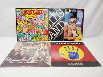 Nine Vintage Vinyl LPs Record Albums- 10CC, J. Geils Band & Joe Jackson  (lot E)