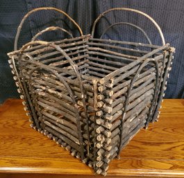 Vintage Adirondack Basket - 20' X 20' X  19'