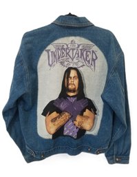 WWF 'The Undertaker' Denim Jean Jacket - Size Large