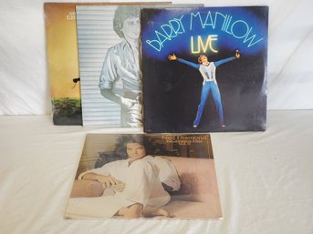 Four Vintage Vinyl LP Albums-Neil Diamond, Barry Manilow & O Brother Where Are Thou? Soundtrack