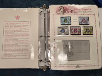 Queen Elizabeth II Silver Jubilee Stamps 1952-1977