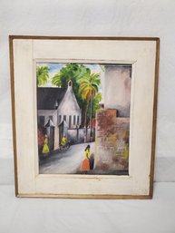 Vintage Village In Barbados Painting By Noel Hinds