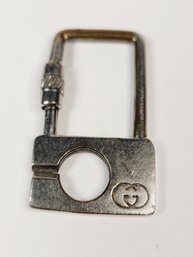 Gucci Vintage Key Ring/Keychain Square Logo Screw Lock