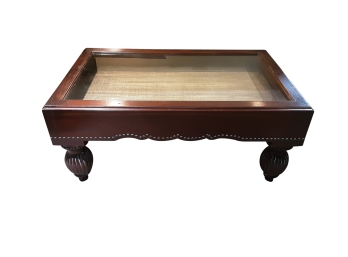 Antique Shadow Box Coffee Table