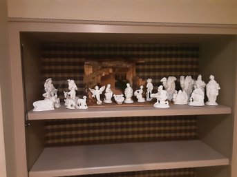 Large Vintage Nativity Set