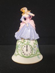 1984 The Franklin Porcelain Studio Cinderell Bell By Trina Hyman