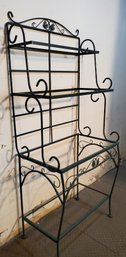 Beautiful Glass Shelf Wrought-iron Plant Stand ~ 70' X 31'