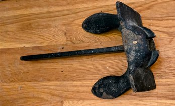 Likely WWI Antique Naval Anchor - Stamped/Numbered - Very Cool!!