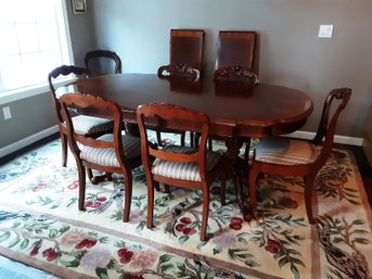 Alexander Julian Cherry Mahogany Table And Chairs