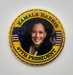 Brand New Kamala Harris Doug Emhoff 2 Sided Collectible Coin