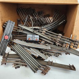 Box Of Lionel Train Tracks