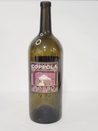 Vintage Empty 1998 Francis Ford Coppola Rosso California Red Wine 3 Liter Bottle