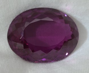 Beautiful 76.20 CT Tested Brazilian Oval Alexandrite Gemstone ~ 30.52mm X 23.58mm X 11.31mm