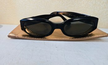 Bvlgari Italian Designer Sunglasses In Black