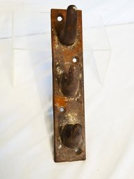 Antique Cast Iron Triple Wall Hook