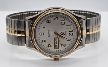 Sergio Valente 2 Toned Stainless Watch