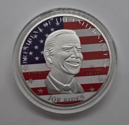 President Joe Biden Collectible Coin In Protective Case