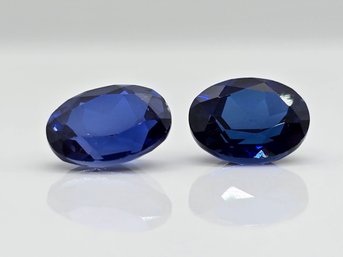 2 Blue Sapphires