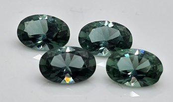 4 Green Sapphires