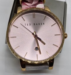 Ted Baker Not Just A Pretty Face  Floral Leather Strap Watch