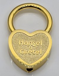 Hansel & Gretel Goldtone Key Fob