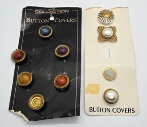 2 Packs Of Vintage Button Covers