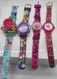 4 Assorted Girls Watches